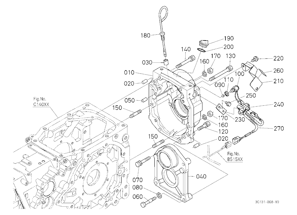 Pto (540/540E) Conversion Kit (Gear Case) (W/G No.