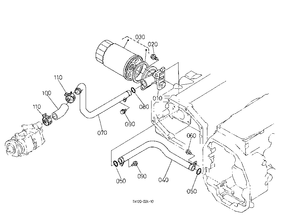 Hydraulic Oil Line(Inlet) [Hst Type]