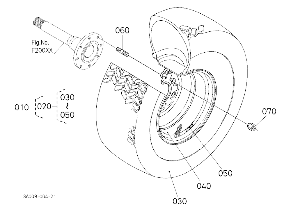 Rear Wheel (21.5L-16.1)