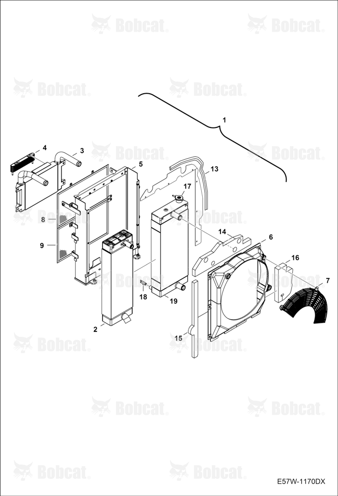 Engine & Attaching Parts (Radiator)