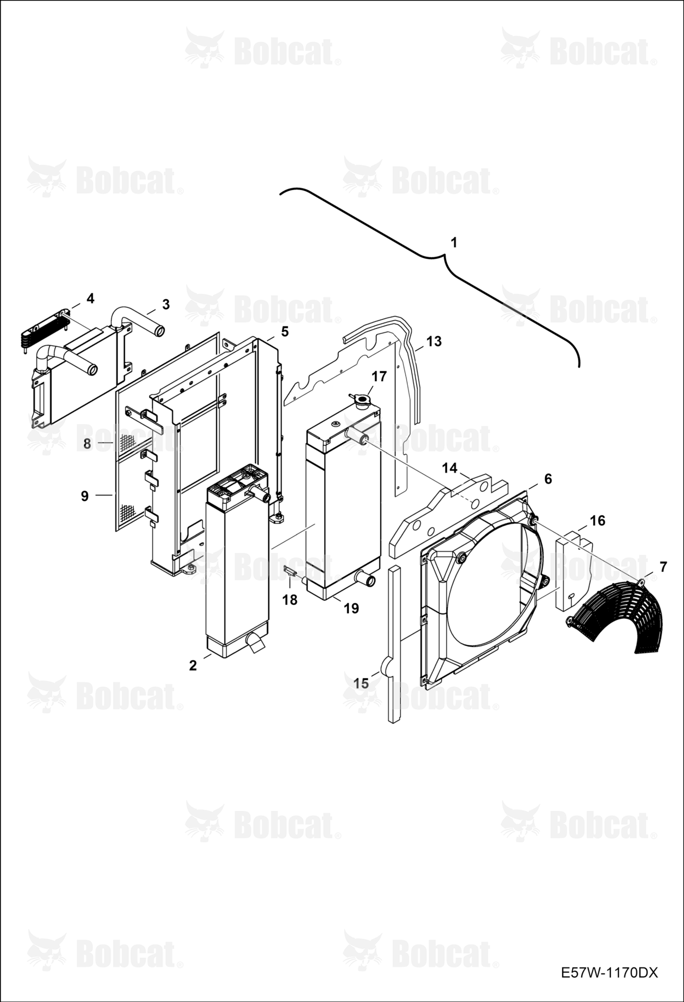 Engine & Attaching Parts (Radiator)