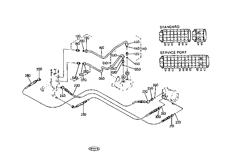 Oil Piping (Travel Lh)