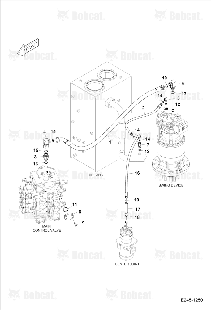 Oil Cooler Piping (Three)