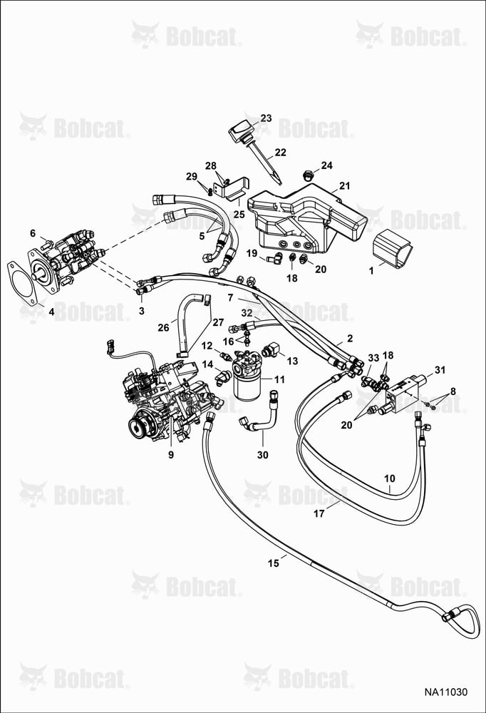 Drive TRAIN, Hydrostat Mounting & Lines