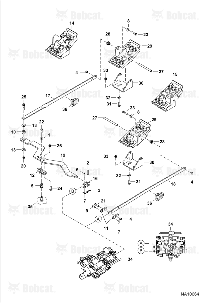 Control Pedals (Manual Controls)  ACS713191 & Above, ACSL12913 & Above