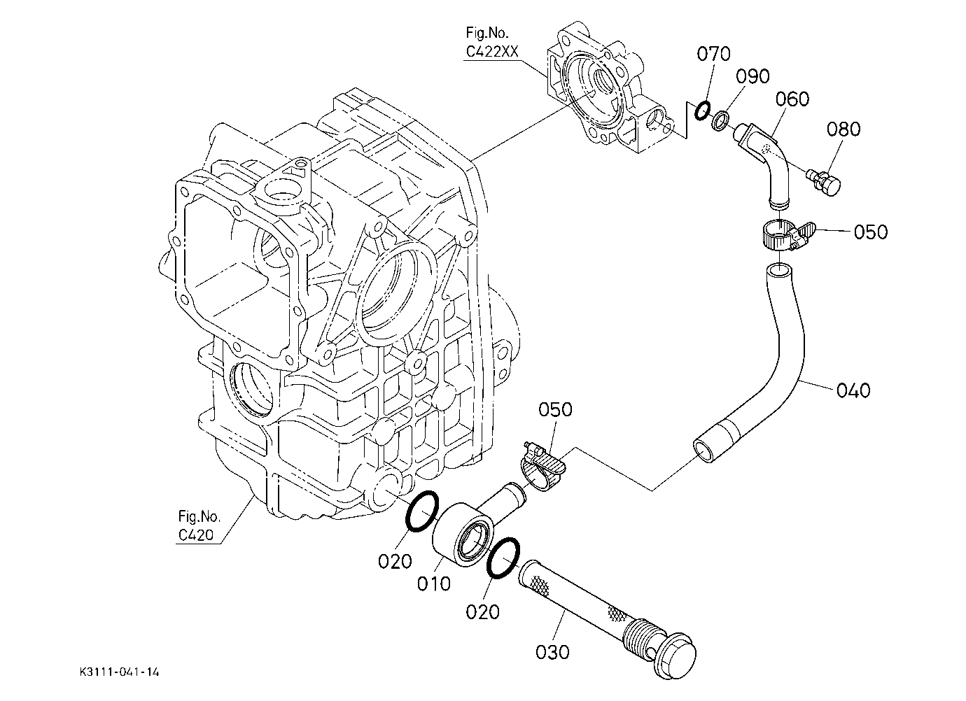 Hydraulic Oil Line (Suction)