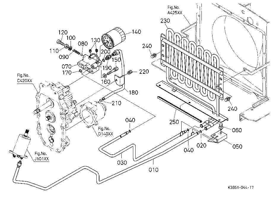 Hydraulic Oil Line (Oil Cooler)