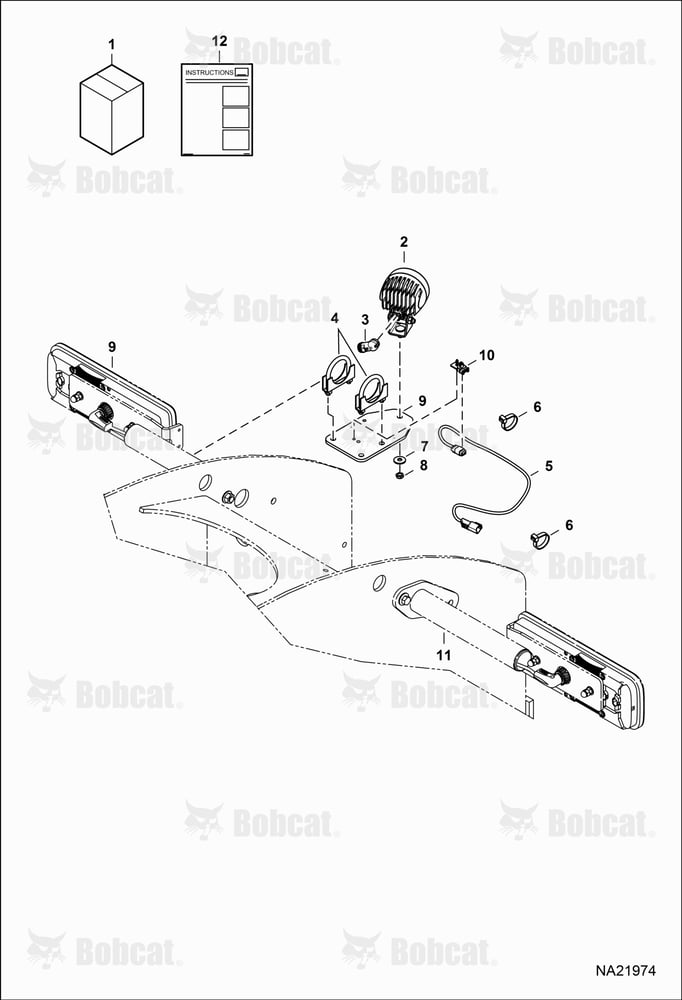 Rear Work Light Kit