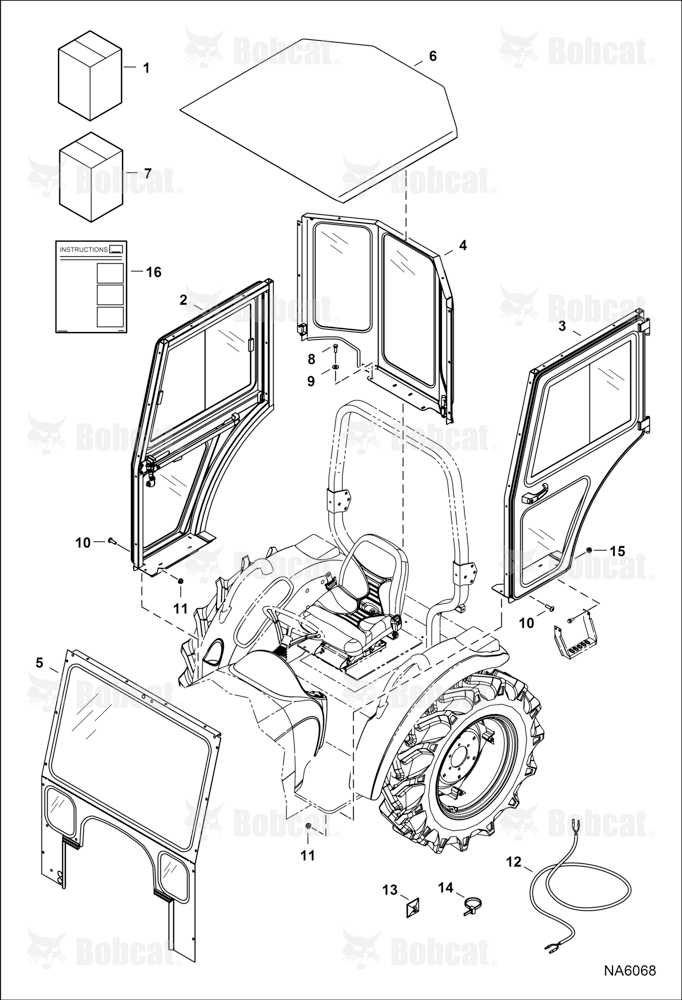 CAB Kit (W/Rear Corner Windows)