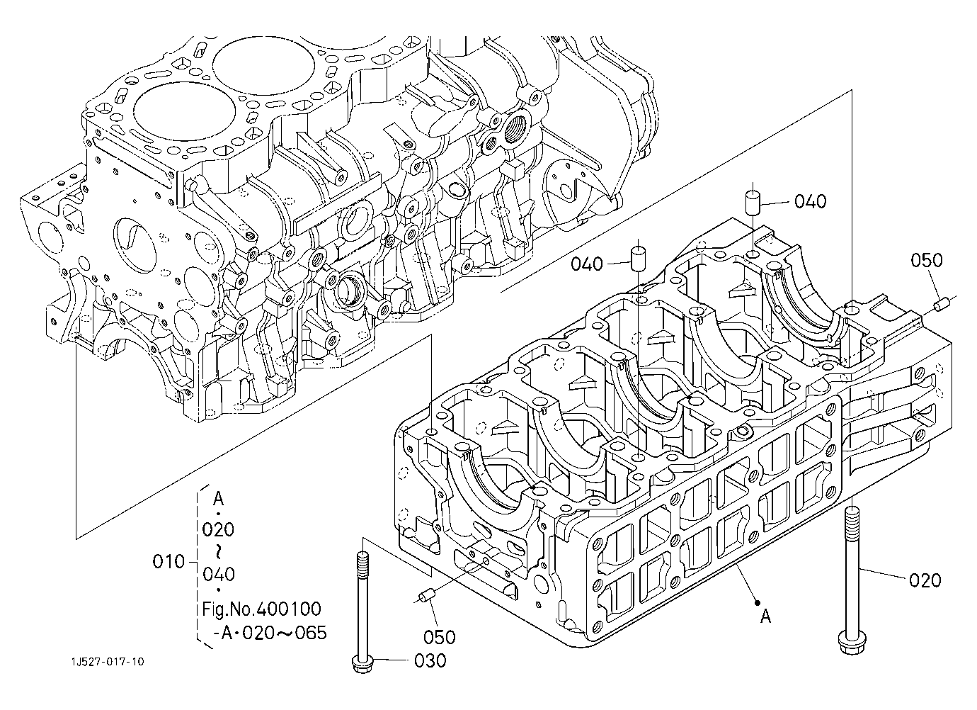 Crankcase (Lower) [With Pneumatic Trailer Brake]