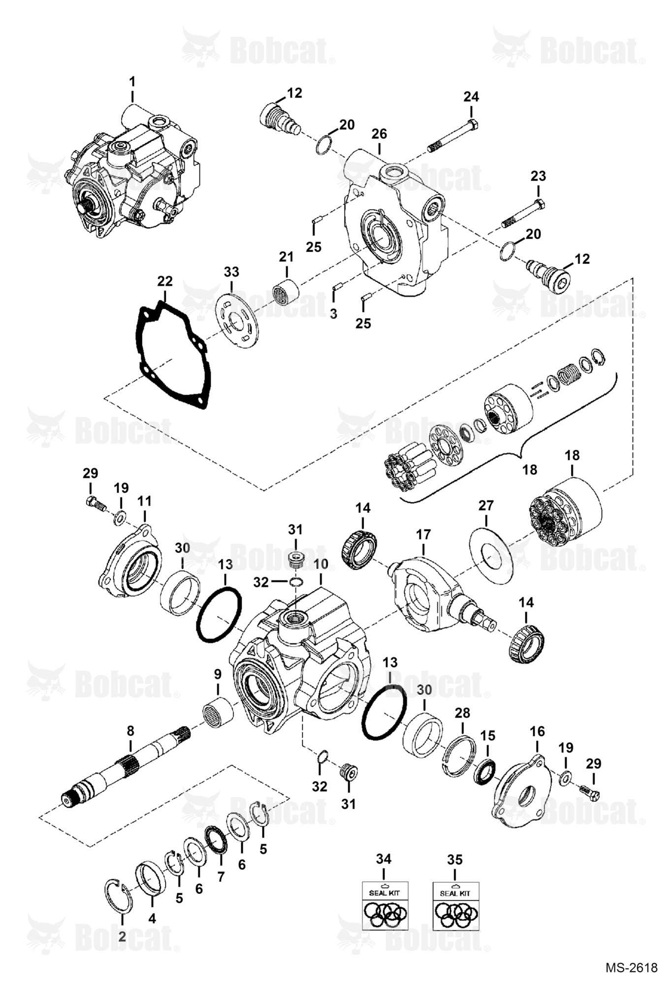 Hydrostatic Pump (Gear Pump End)
