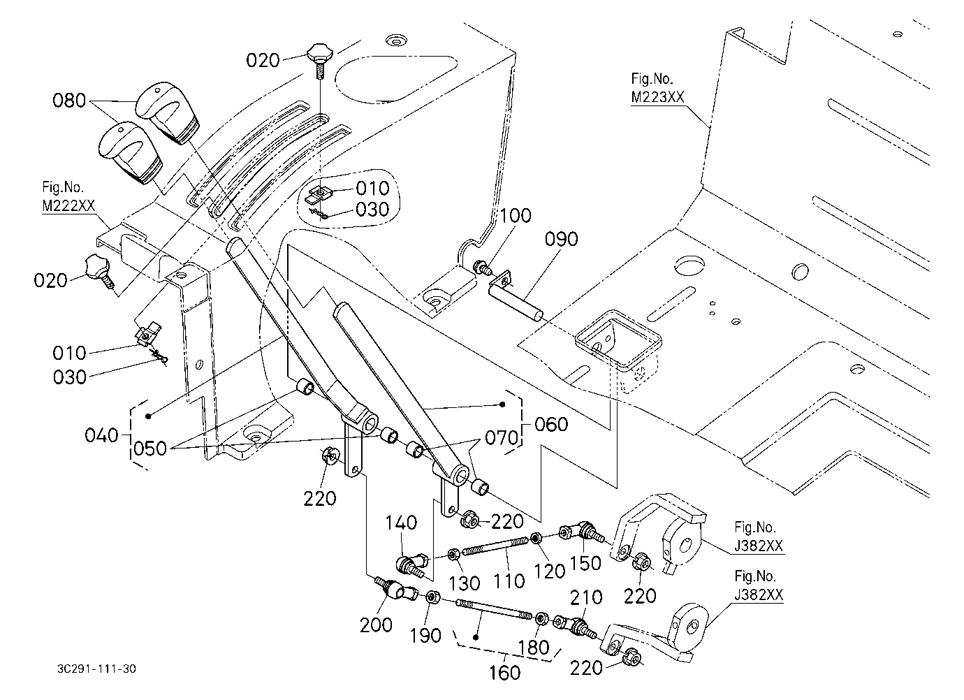 Draft And Position Control Lever