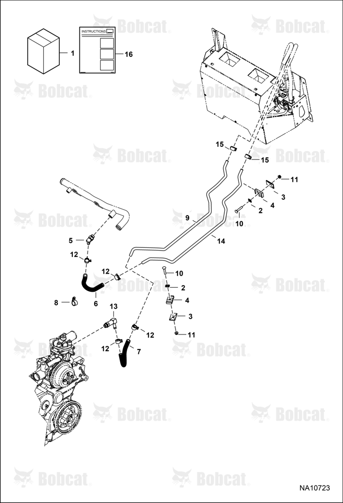 Heater & A/C (Heater Plumbing Kit)