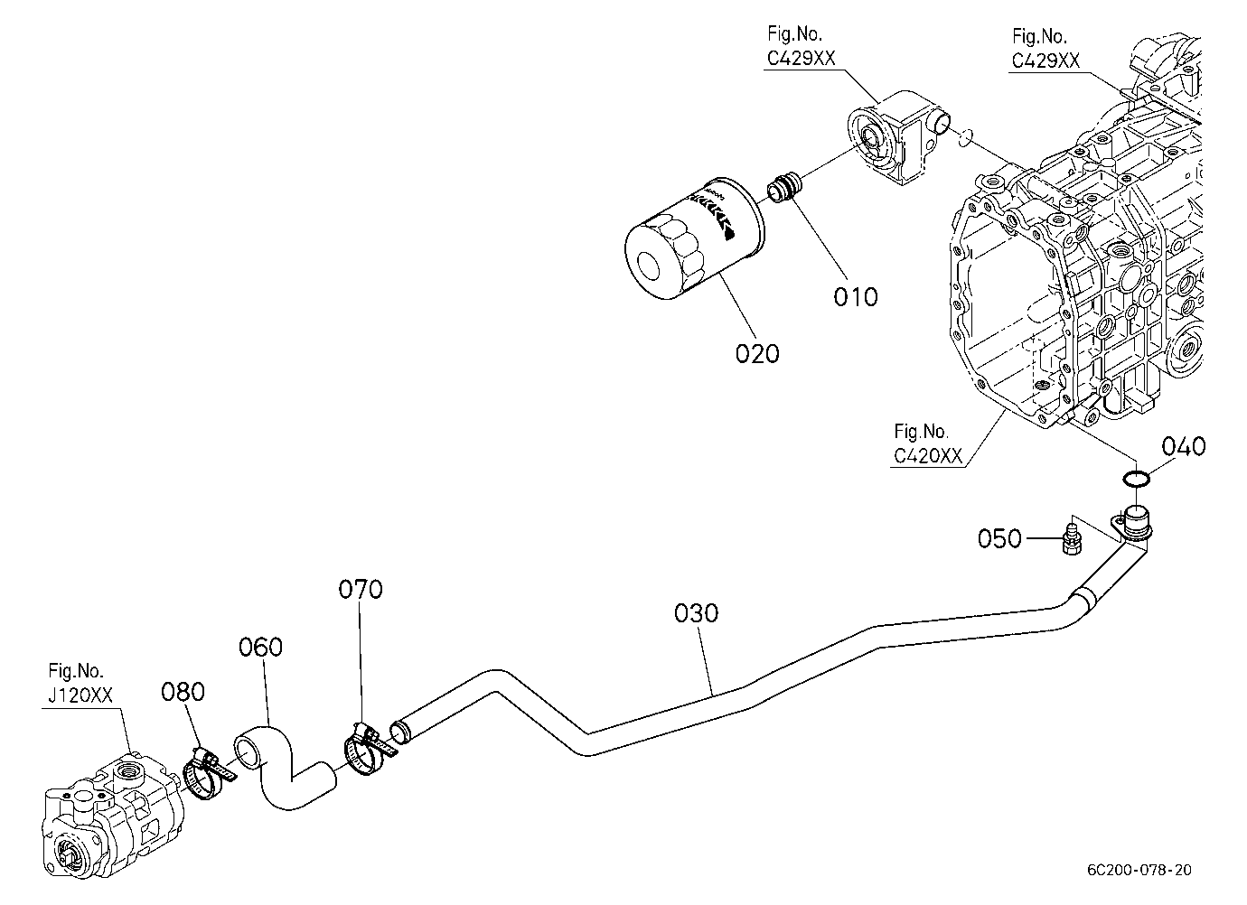 Hydraulic Oil Line (Suction)