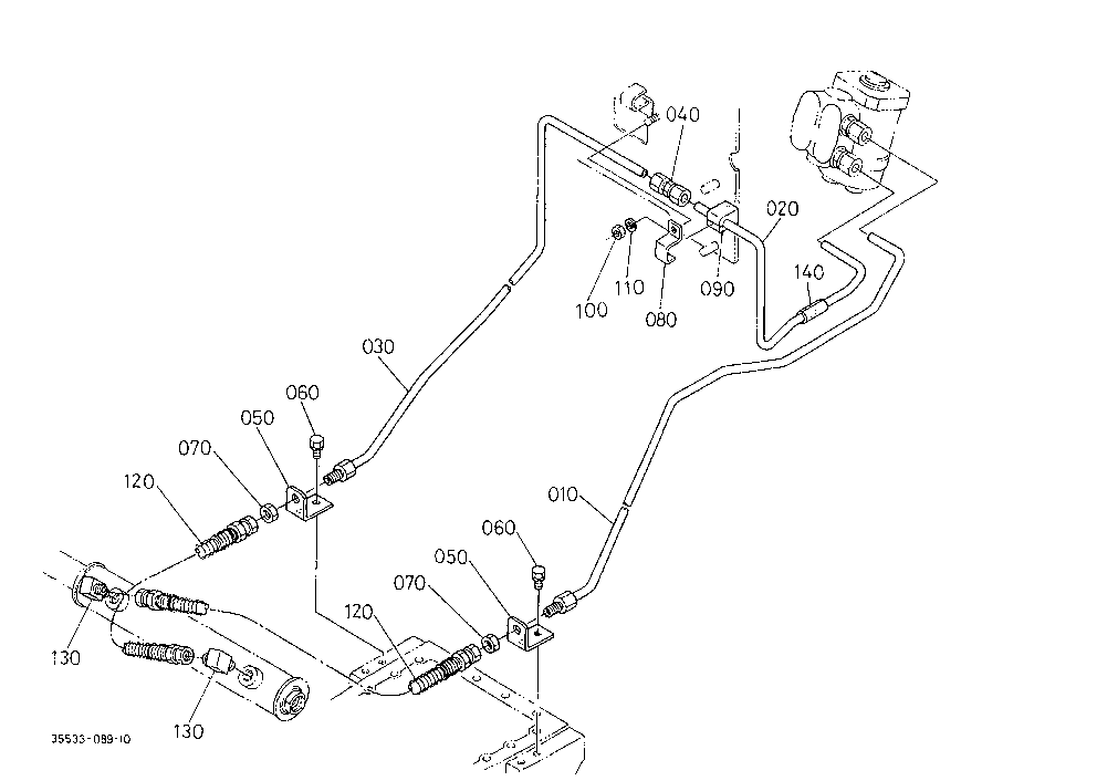 Hydraulic Oil Line (Power Steering) 1