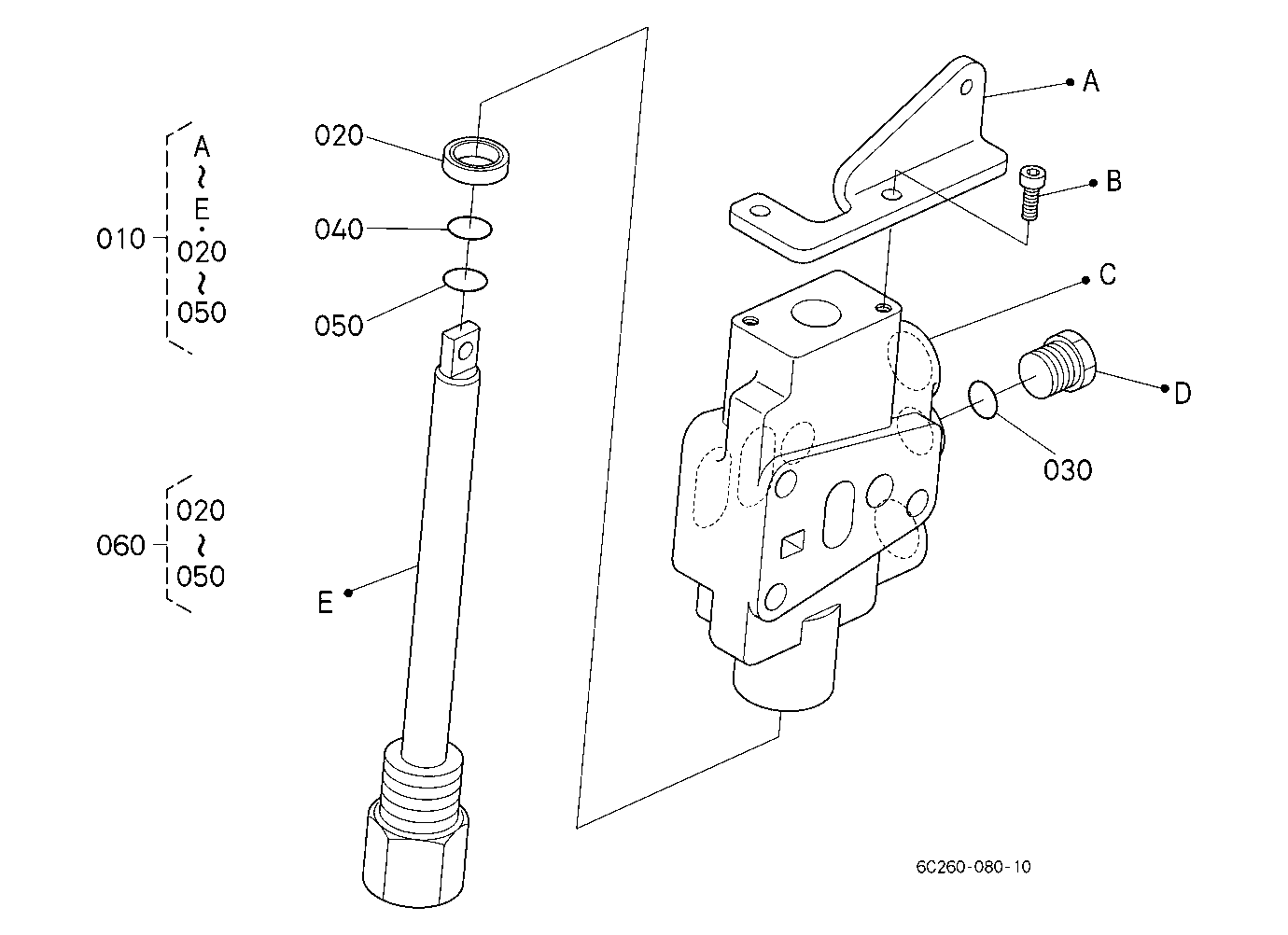 Auxiliary Control Valve [Component Parts] [Option]