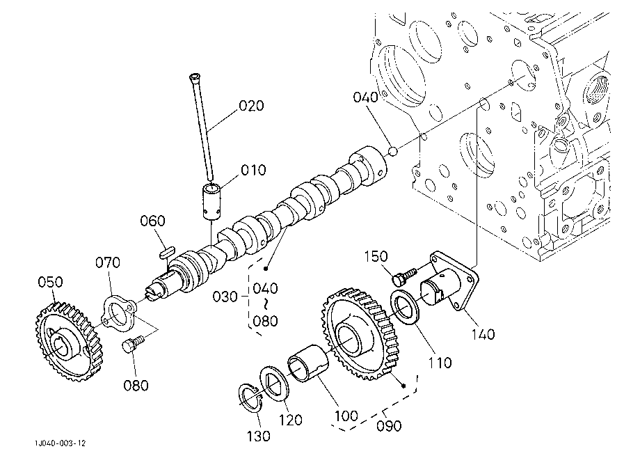 Camshaft And Idle Gear Shaft