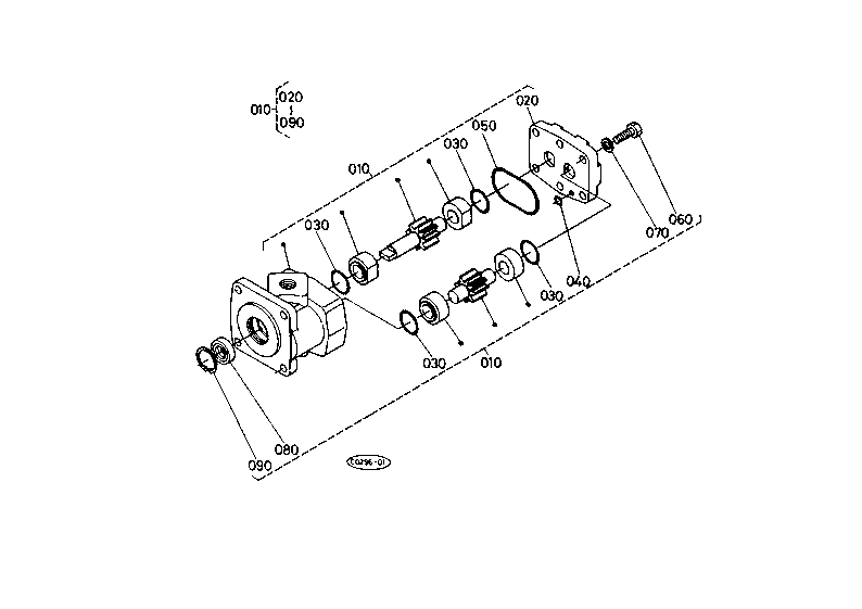 Hydraulic Gear Pump [Component Parts]