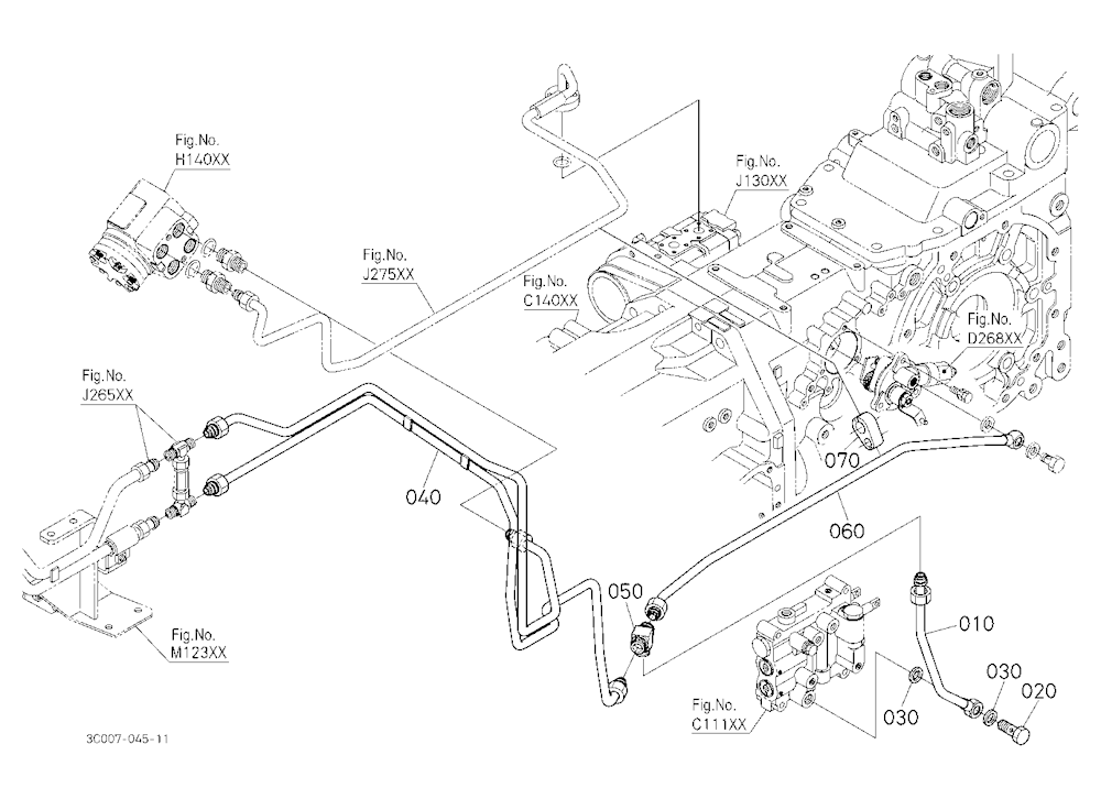 Hydraulic Oil Line (Shuttle/Pto/Controller)