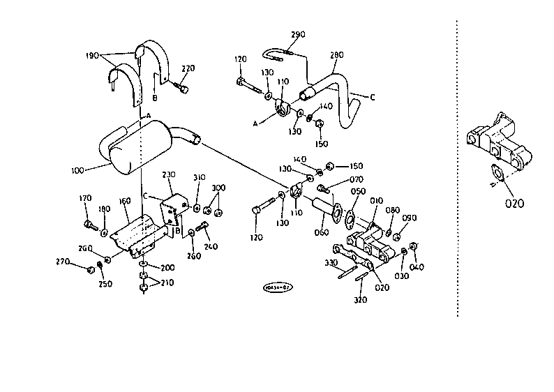 Muffler Exhaust Manifold