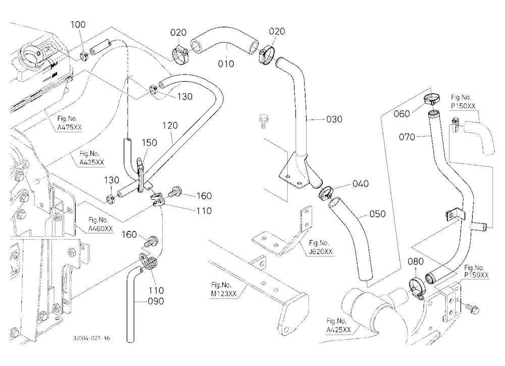 Reserve Tank Hose [W/O Pneumatic Traler Brake]