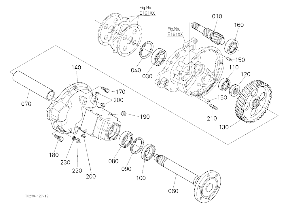Rear Axle Lh
