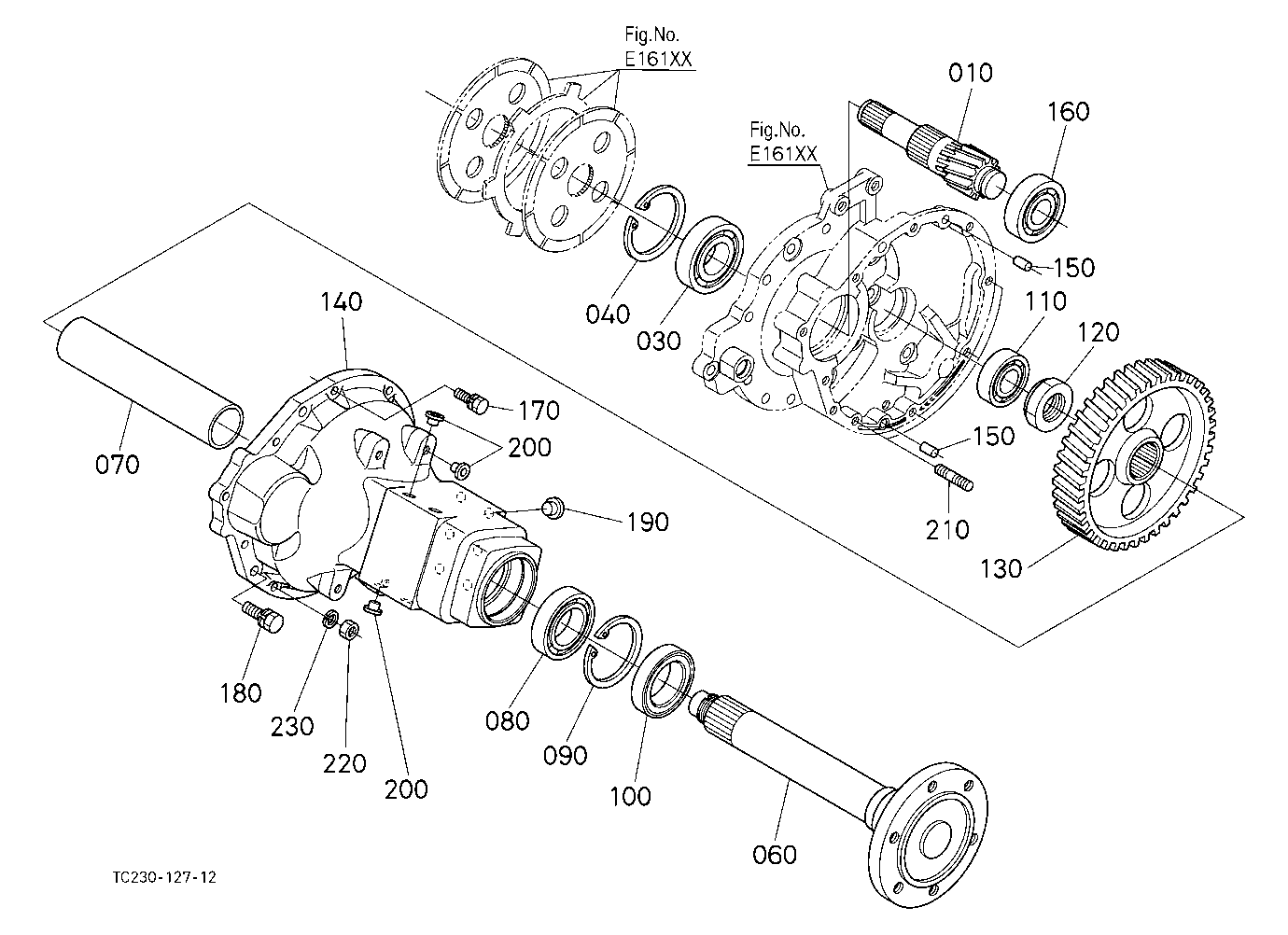 Rear Axle Lh