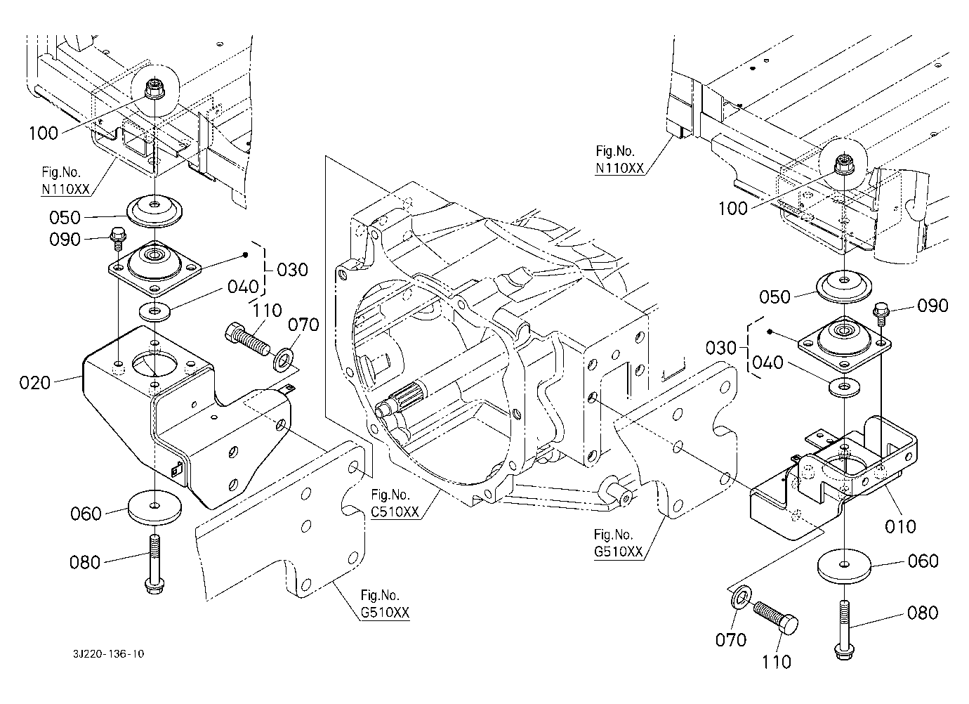 Cab Bracket Front [With Loader Equipment]