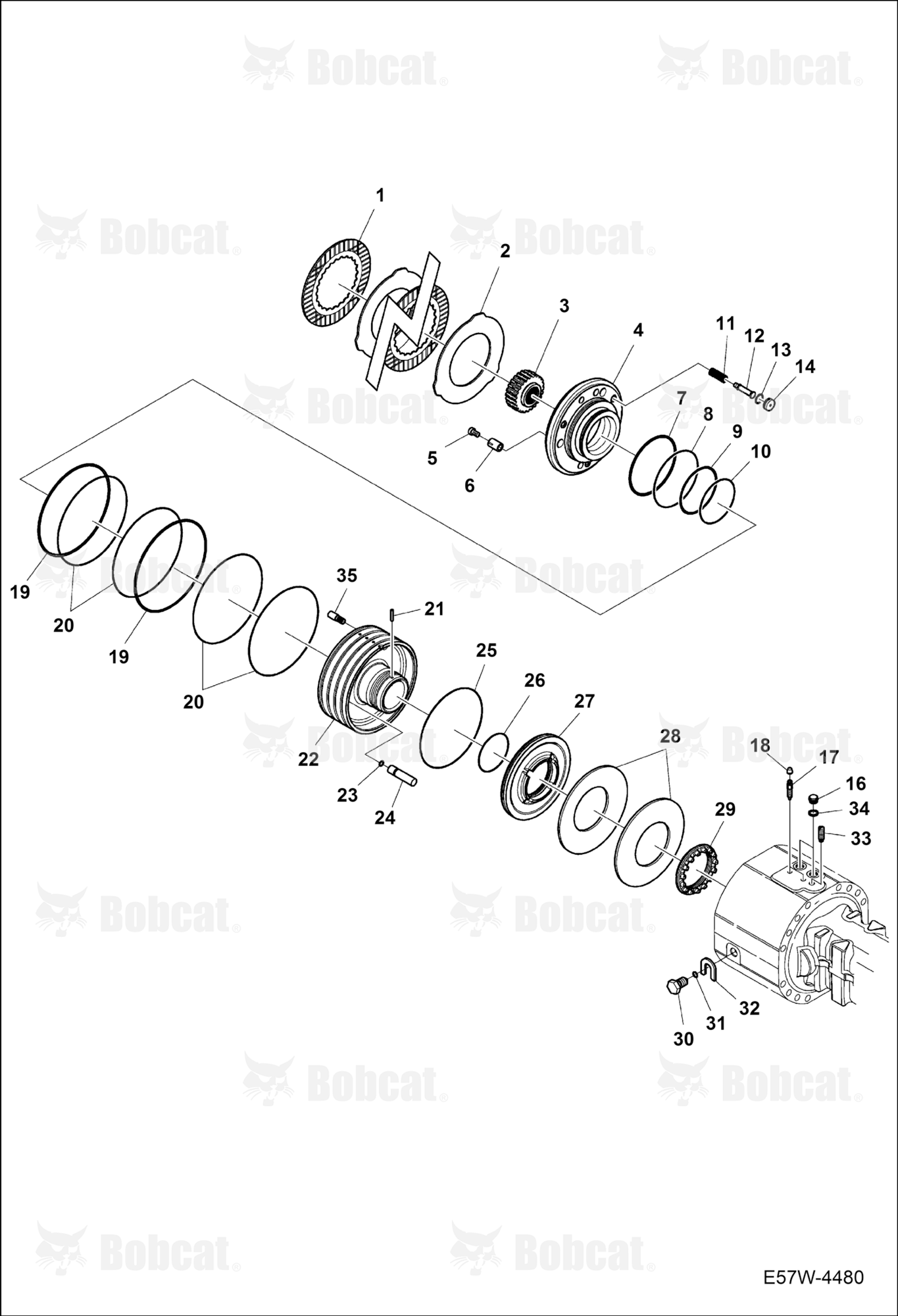 Brakes (Rear Axle)  B3WU11001 - B3WU11178