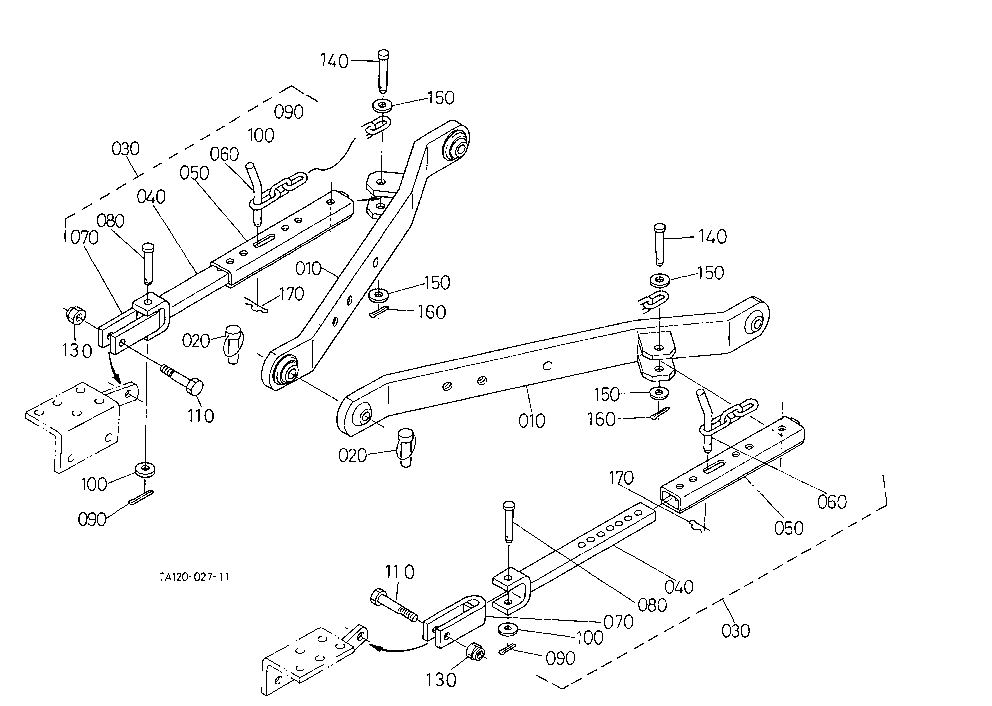3-Point Linkage 1(Lower Link) [Old Type]