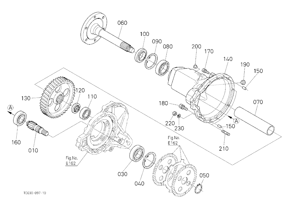 Rear Axle Rh