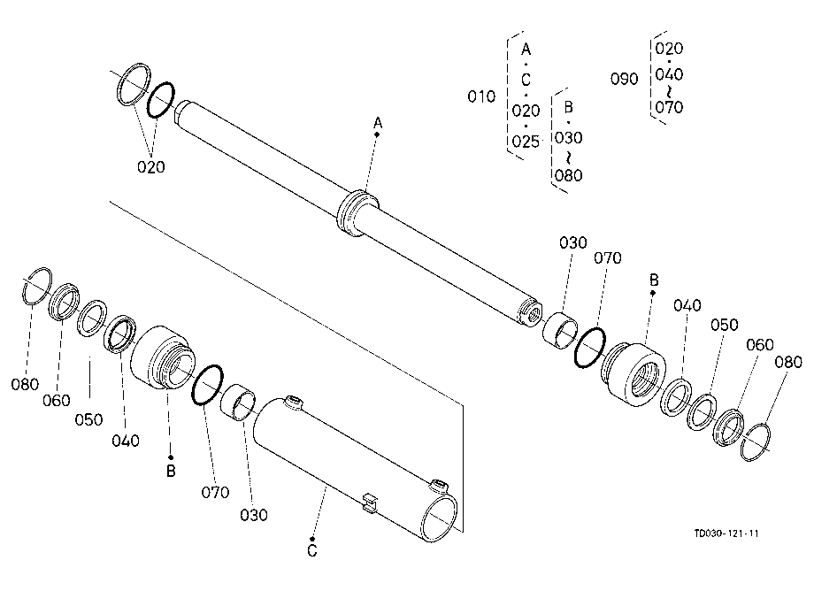 Steering Cylinder [Component Parts]