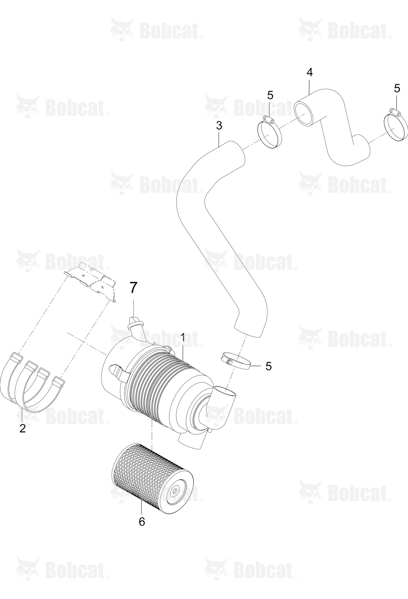 Engine Attaching Parts (Air Cleaner)