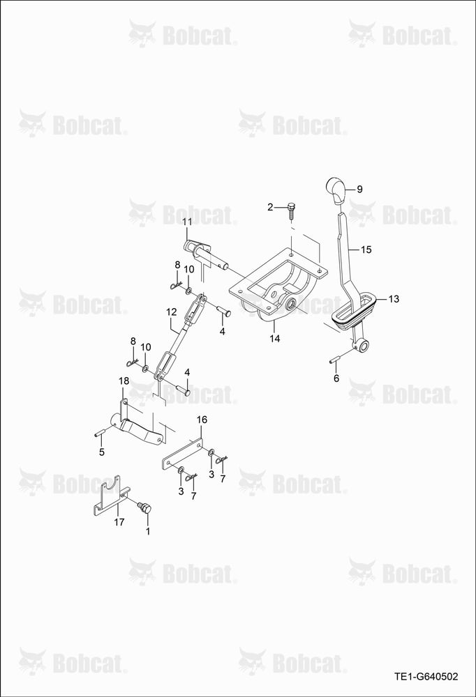 Range Shift Lever Group