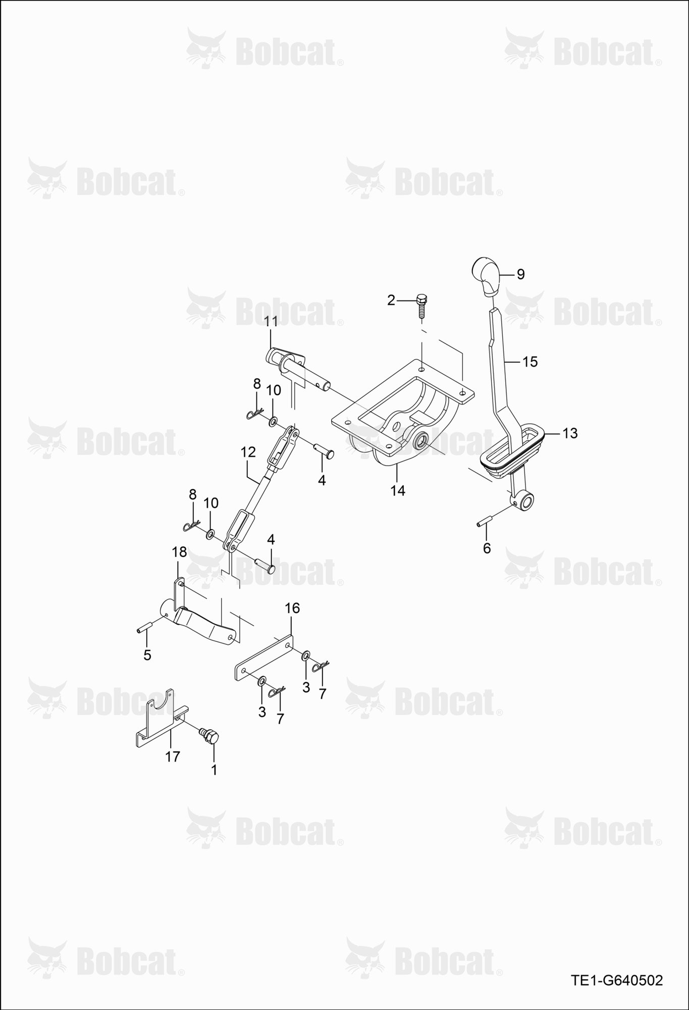 Range Shift Lever Group