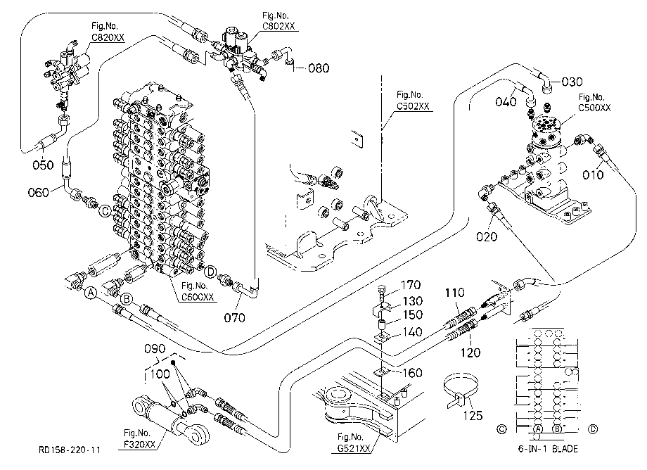 Oil Piping (6-In-1 Blade)