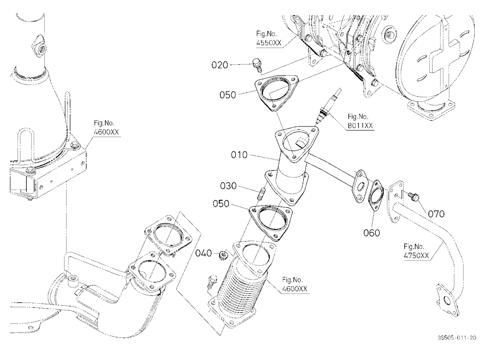 Diesel Particulate Filter Muffler Pipe