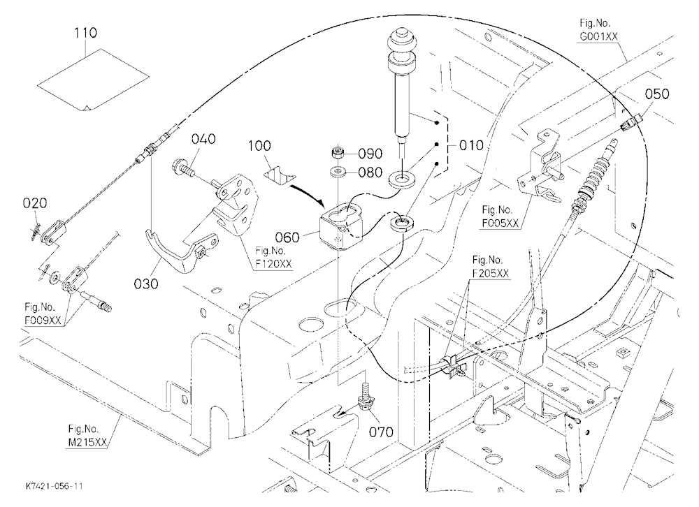 Hand Throttle Kit (W/G.No.V5243) [Option]
