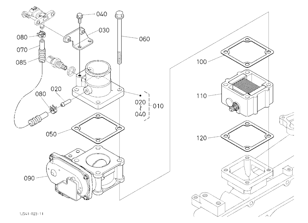 Air Cleaner Flange And Throttle Valve