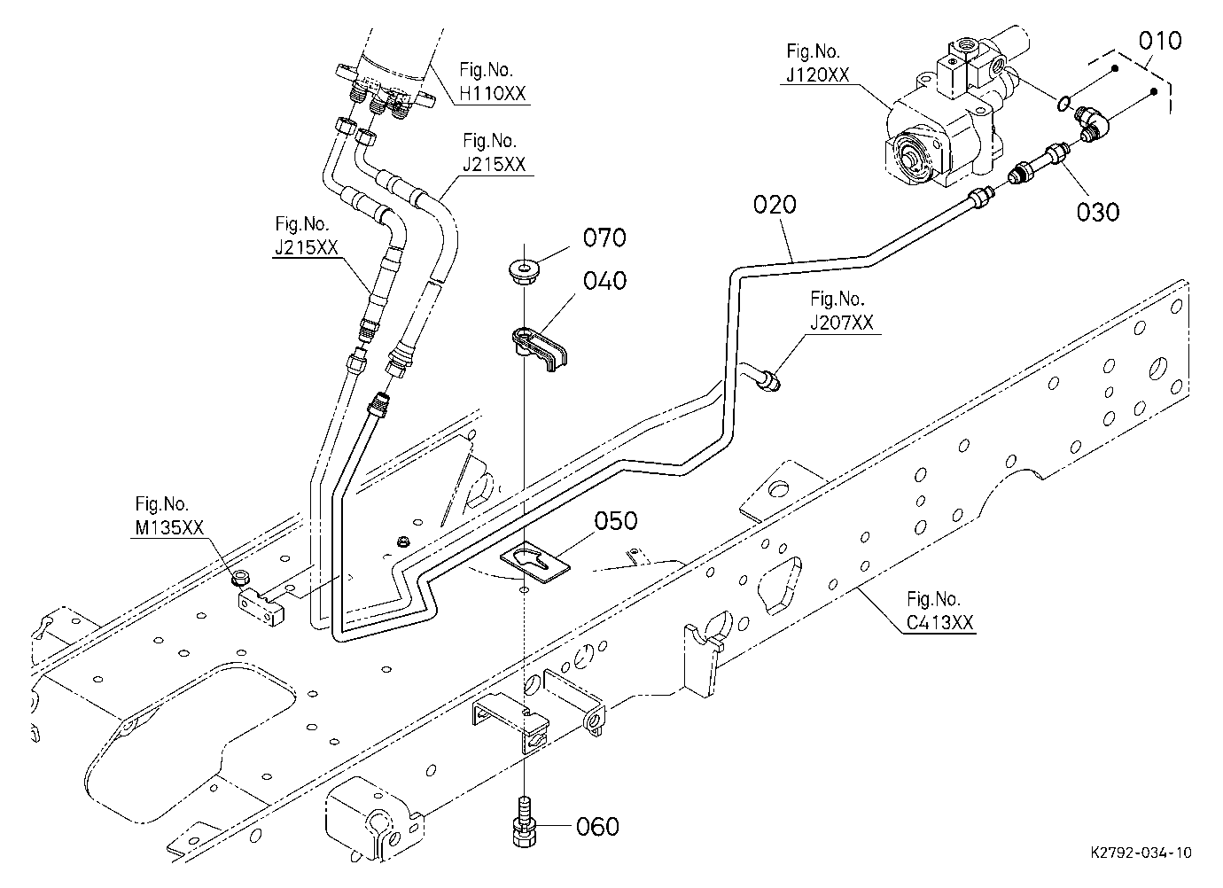 Hydraulic Oil Line (Inlet)