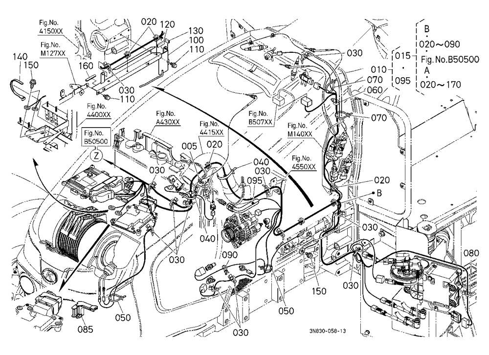 Electrical Wiring (Engine Lh)