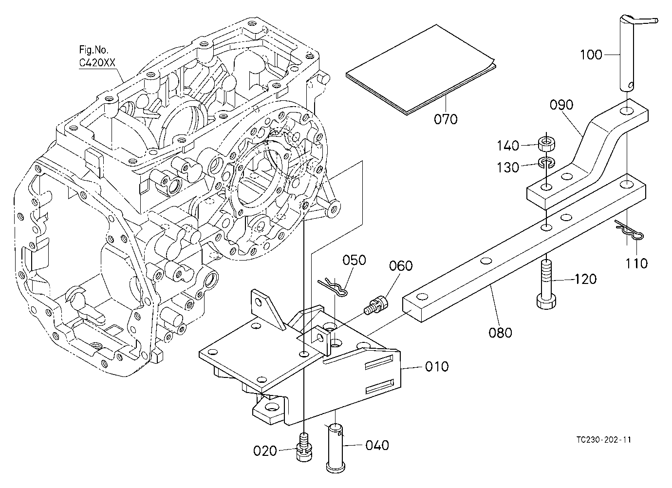 Swinging Drawbar/Clevis Drawbar [Option]