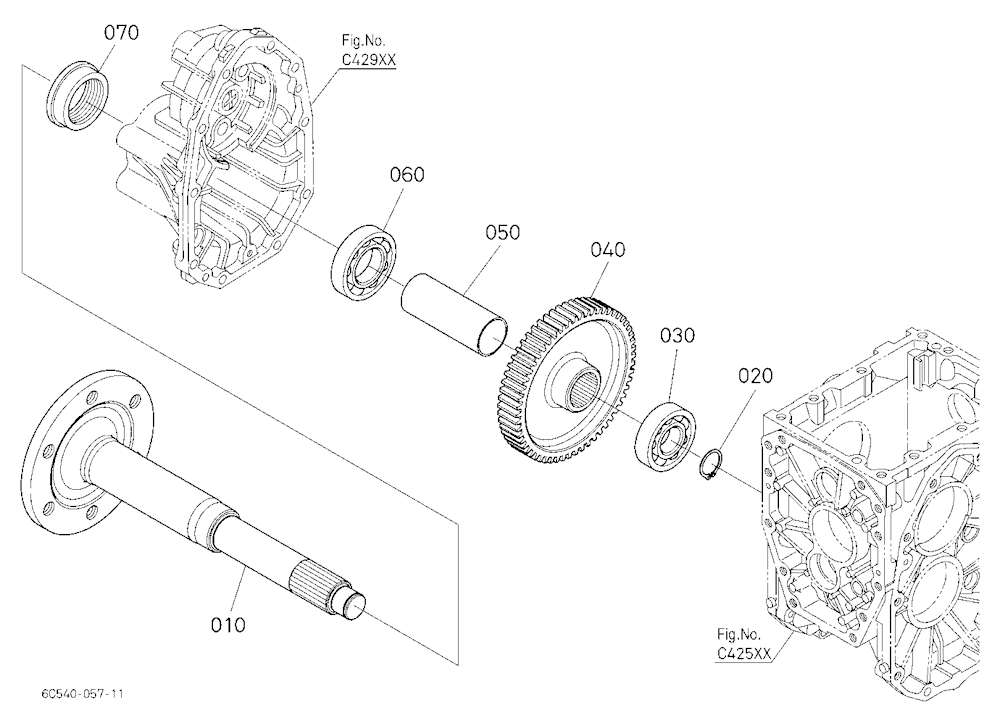 Rear Axle Rh