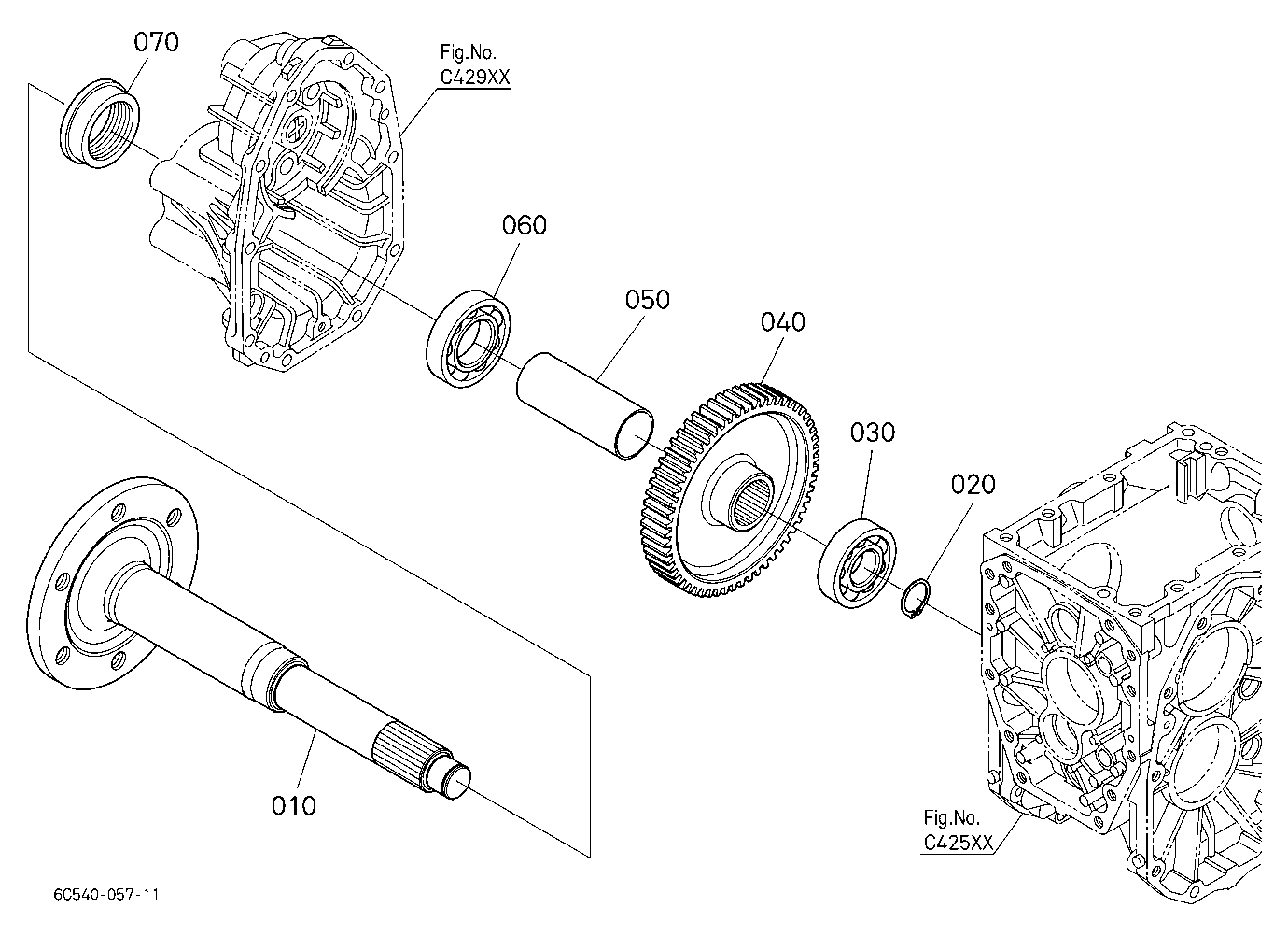 Rear Axle Rh