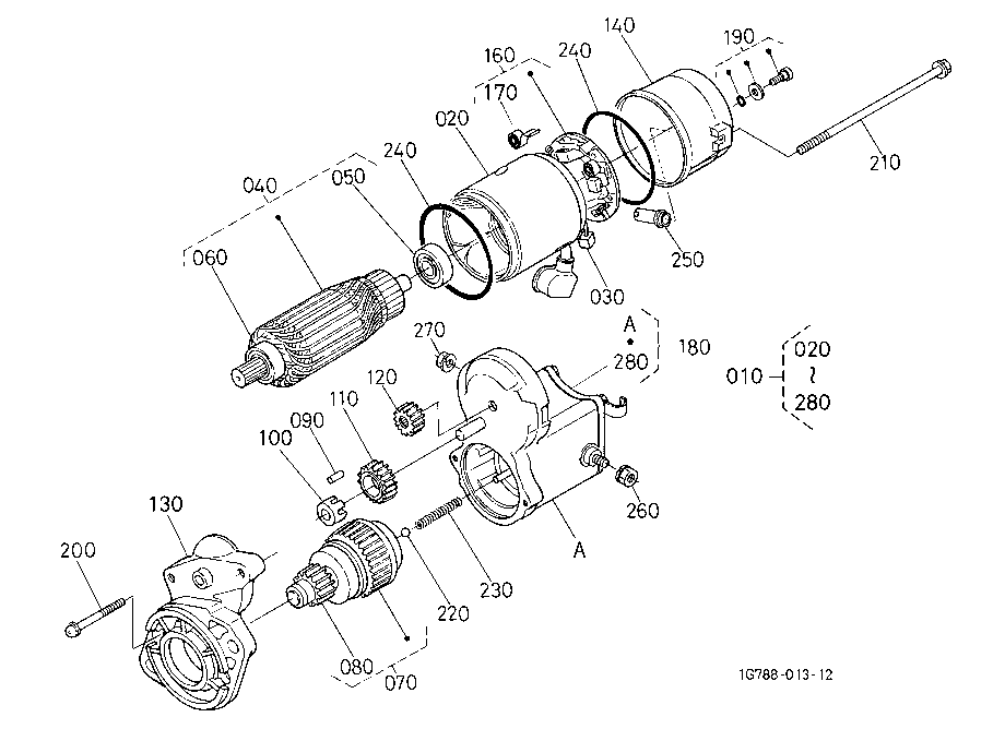Starter (Component Parts)(Not For Reman Unit)