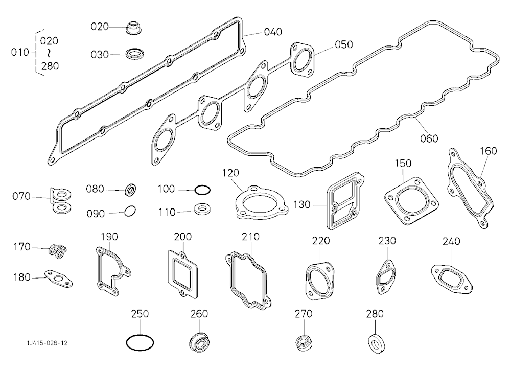 Upper Gasket Kit [Option]