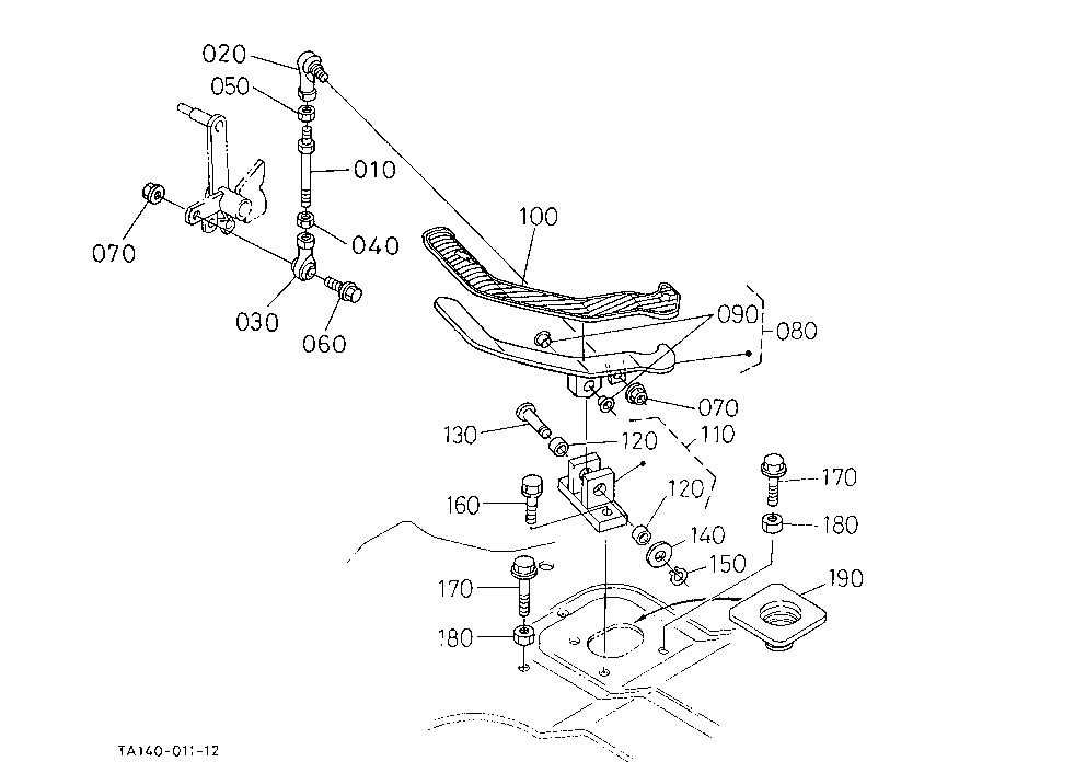 Speed Control Pedal [Hst Type] [Cab Type]