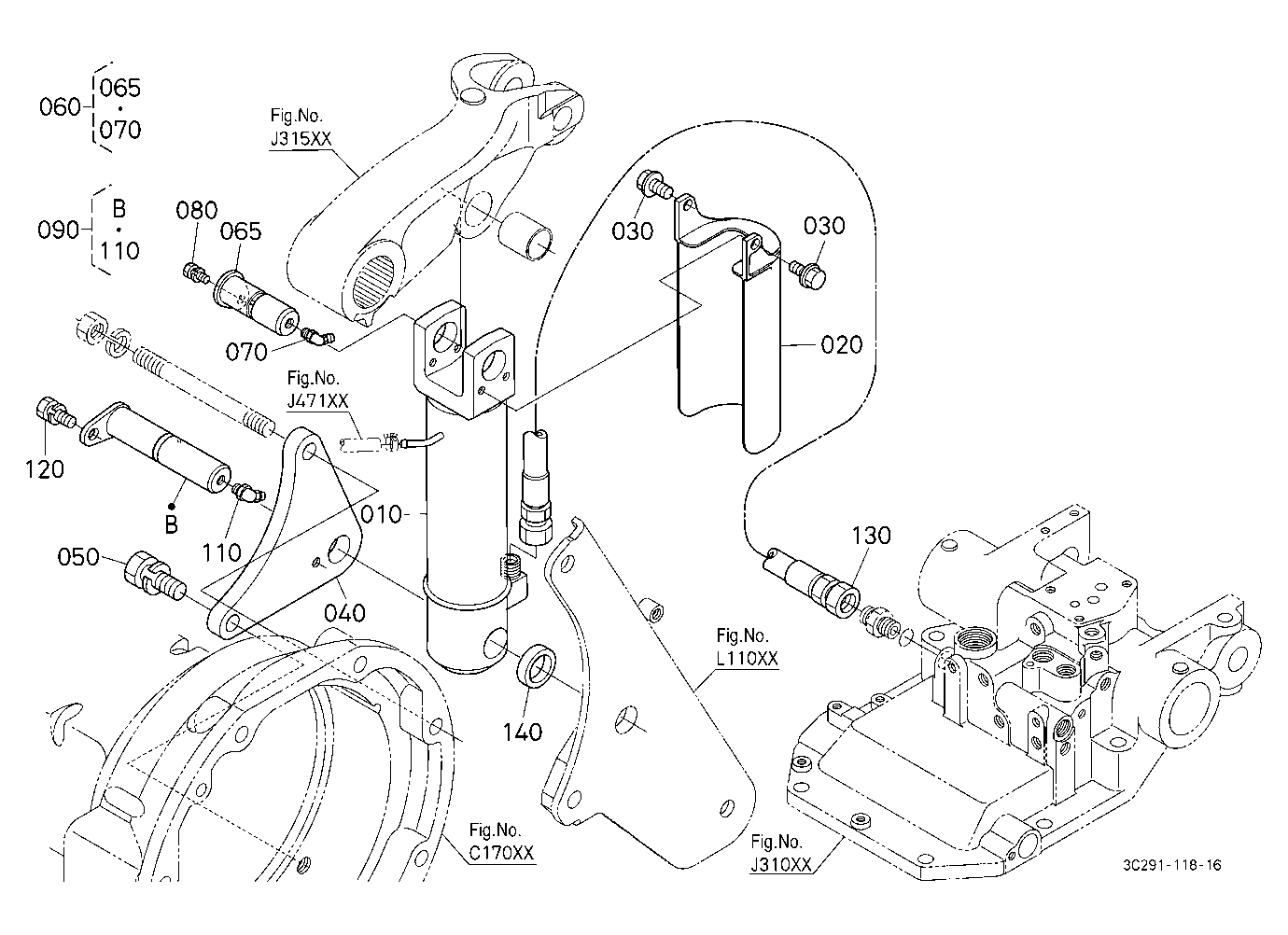 3P-Lift Assist Cylinder Rh