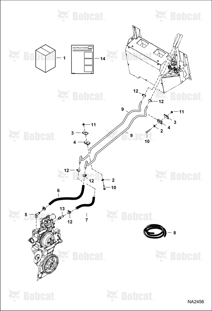 Heater & A/C (Heater Plumbing Kit)  A3P211001 - A3P215274