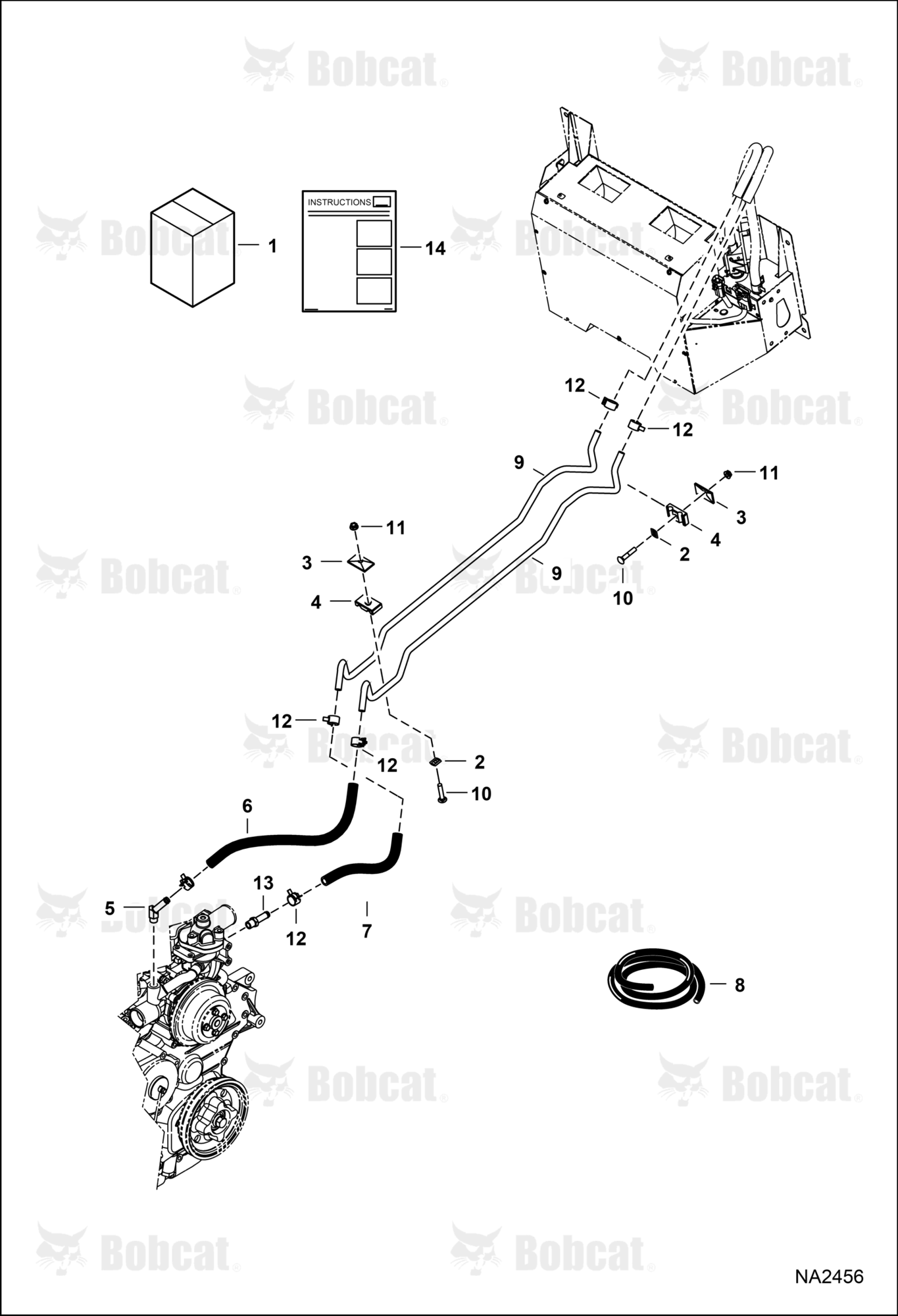 Heater & A/C (Heater Plumbing Kit)  ATDZ11001 - ATDZ14752